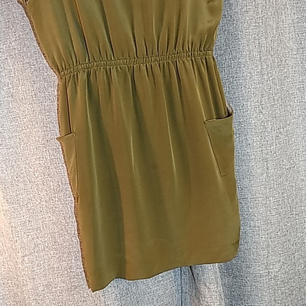 Rebecca Minkoff lace detail olive dress must have - Picture 6 of 8
